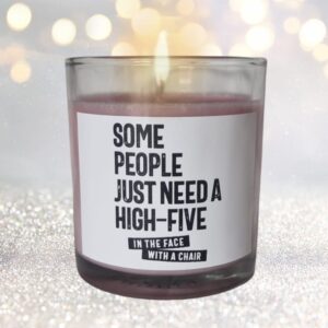 High-Five to The Face Candle